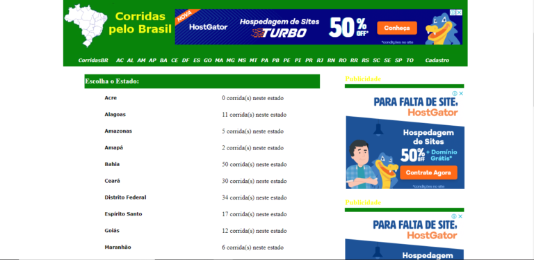 Corridas BR